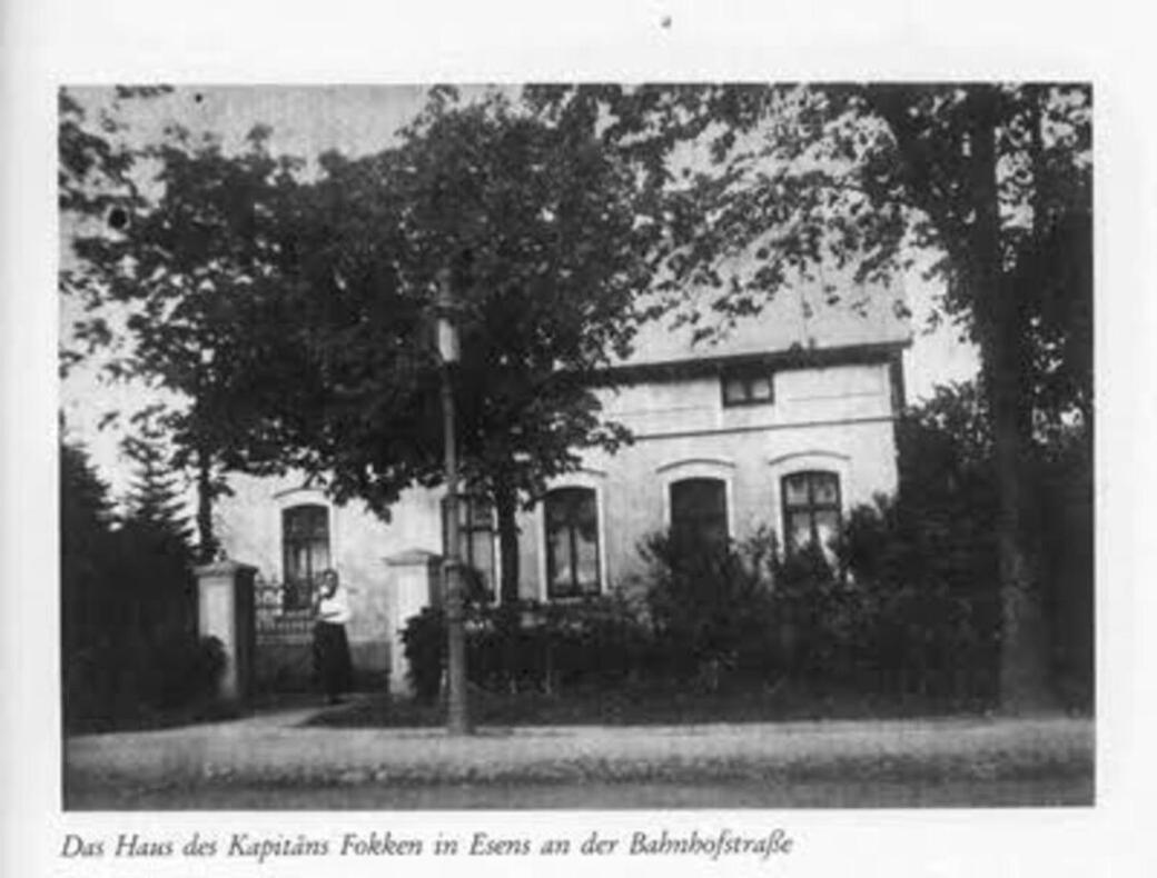Villa Fokken Kapitaensquartier Esens Buitenkant foto